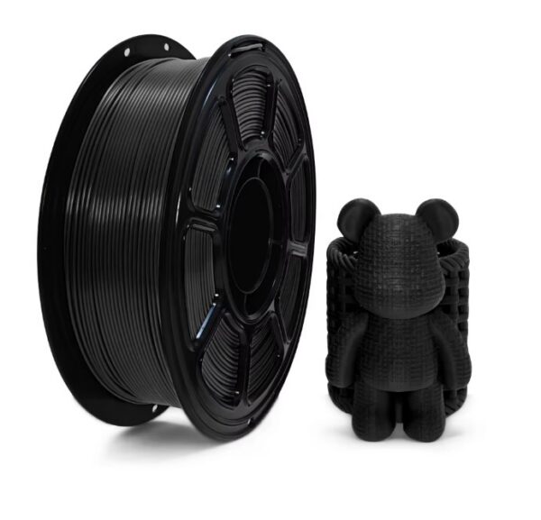 Bobinas de Filamento 3D blanco o negro PLA y PETG, 1 Kg, 1.75 mm