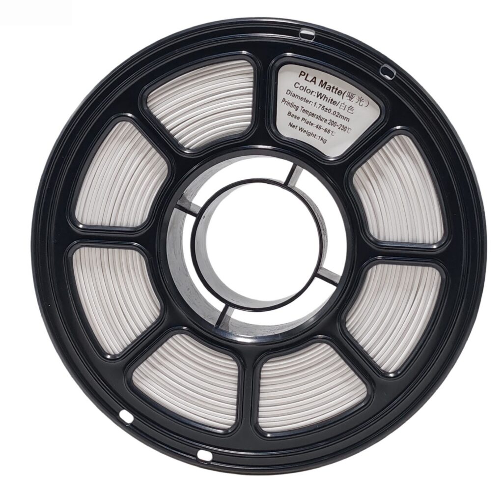 Bobinas de Filamento 3D blanco o negro PLA y PETG, 1 Kg, 1.75 mm