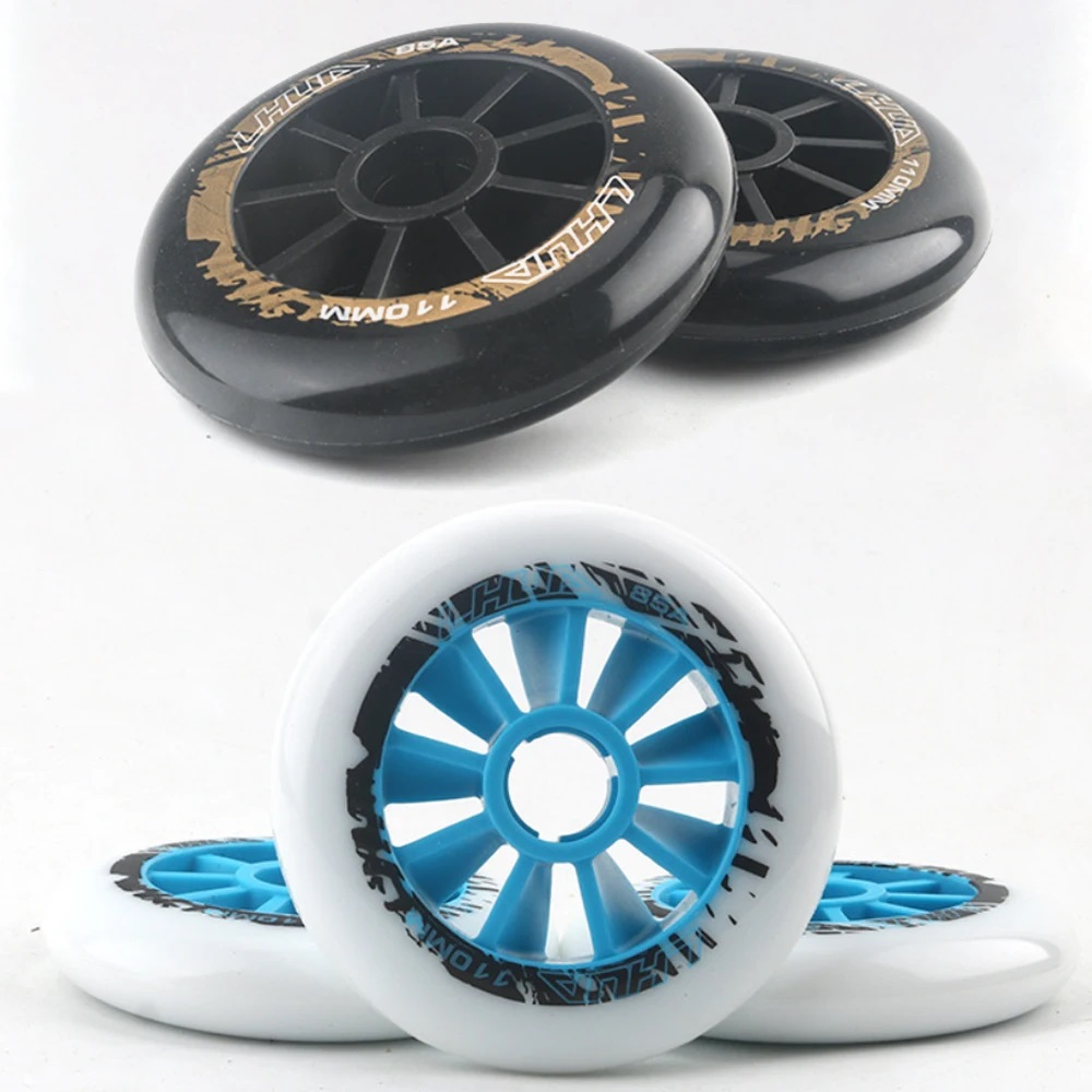 Ruedas de 90, 100 y 110 mm. Dureza: 85A patines en linea