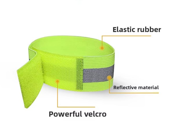 Bandas Reflectantes de alta visibilidad, brazo, pierna, elasticas, bicicleta, patinete, correr, patines, skate