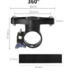 Conjunto Portabidón más Soporte Universal 360° PVC para Bicicleta Patinete