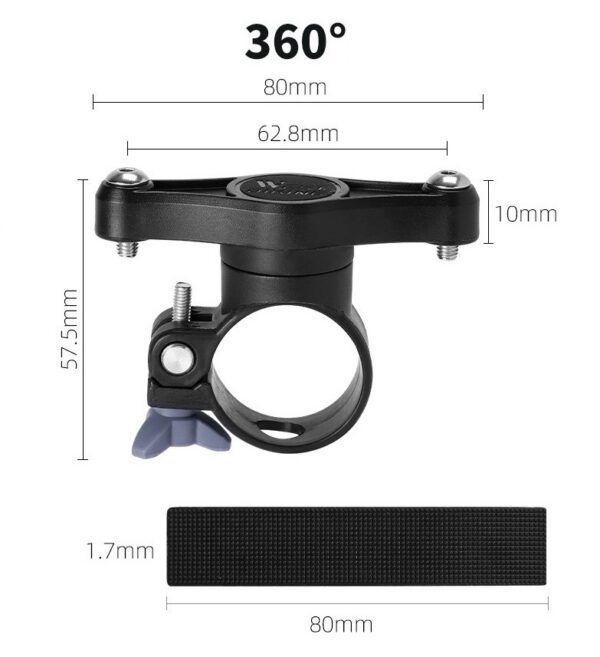 Conjunto Portabidón más Soporte Universal 360° PVC para Bicicleta Patinete