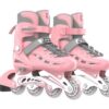 Set Completo Patines en Línea Ajustables con Freno Ruedas LED Tallas 26-30 Niños