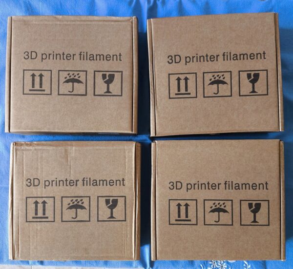 Bobinas de Filamento 3D blanco o negro PLA y PETG, 1 Kg, 1.75 mm