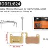 O1CN01eETgbu1KO7Z8JaLwy_!!4019611153-0-cib Pastillas de Freno de Disco resistentes al desgaste bicicleta MTB, laminado cerámico de resina West Biking MODELOS 811 y 824