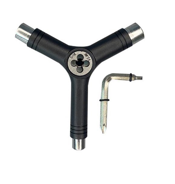 O1CN01fOR4HB1V26FNpWOdg_!!2207234682594-0-cib Herramienta Y‐Tool Skateboard Multifunción con troquel para roscar – Completa y resistente